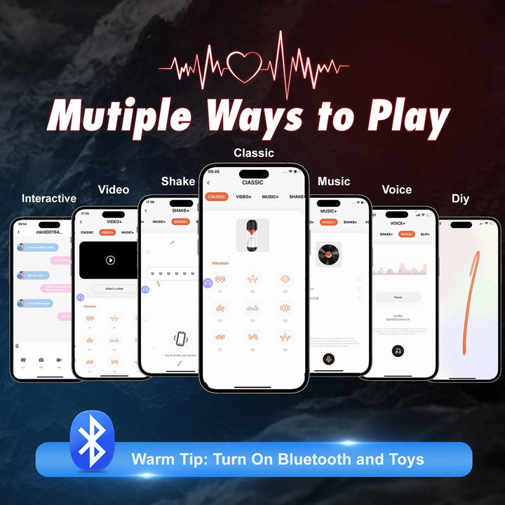 AYIYUN Automatic Male Masturbator, Fully Waterproof Male Masturbators APP Remote Control Sex Toy with Tongue Licking Vibration & 360° Rotation Modes, Stroker Adult Toys for Men