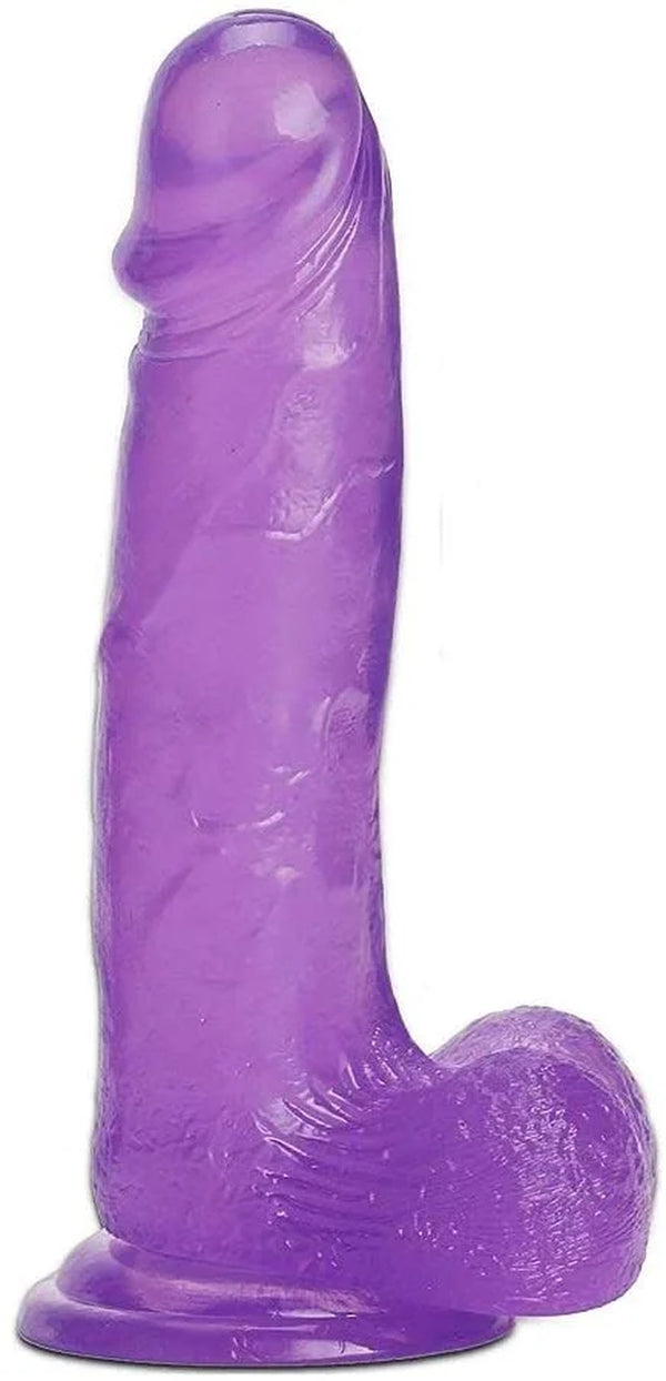 8 Inch Thick Lifelike Realistic Dual Density Toy Real Feel Toy with Strong Base for Women Rechargeable Double Ended Strapless Shaft Device for Couples for Women Back Foot Neck Leg GL10