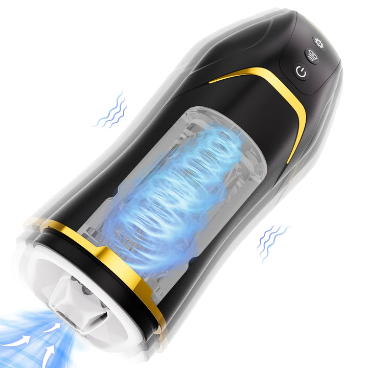 Automatic  Adult Toy with 10 Vibrating Patterns & 5 Sucking Pattern Male Sex Toy, Automatic Pocket Stoker for Men,Men'S Adult Toys