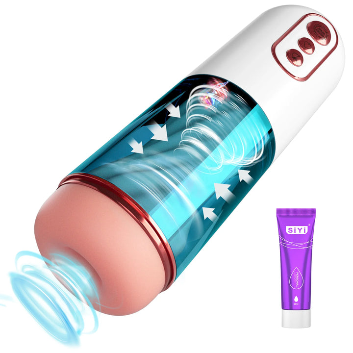 Automatic Sucking Male Masturbator Sex Toys for Men, Adult Electric Male Stroker with 7 Suction & Vibrating Modes