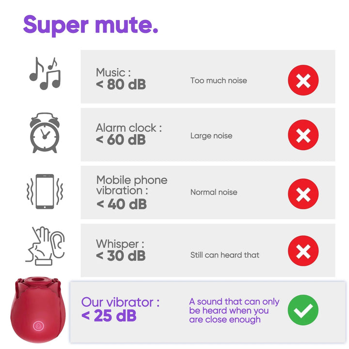 Rose Toys, Rose Sex Toys Vibrators for Women G Spot Vibrator Partner Toys for Adult Pleasure Stimulator