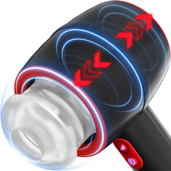 Automatic Male Masturbator, Male Masturbators Cup with 3 Thrusting Modes, Double Speed Magnetic Charging Sex Toys for Men, Open Ended Thrusting Pocket , Adult Sex Toys & Games