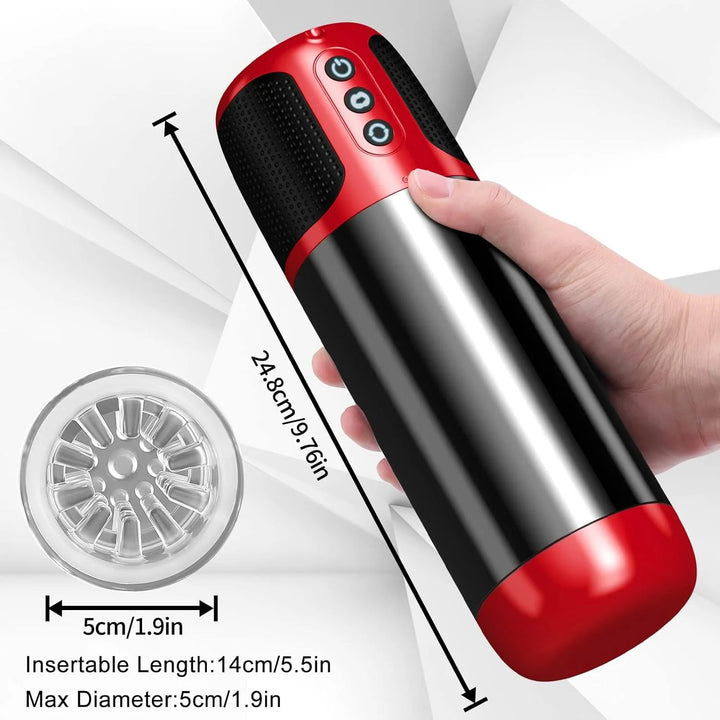 Automatic Sucking Rotating Male Masturbator Cup with 7 Rotating & Vacuum Suction Modes, Full Waterproof ,Adult Sex Toys for Men