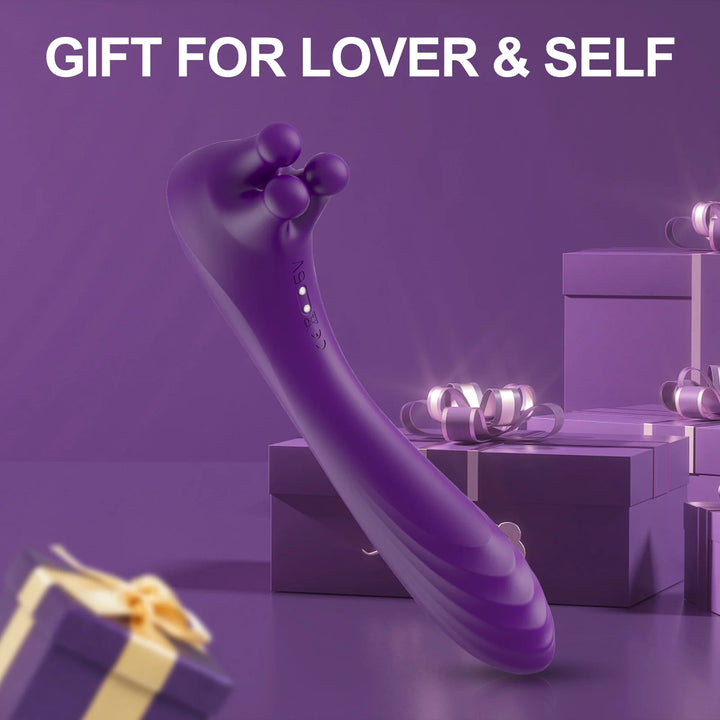 Clitoral Vibrator with Trio of Fondling Nubs, G Spot Vibrator Clitoris Stimulator, Sex Toys for Women