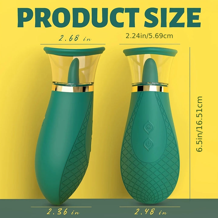 Clitoral Sucking Vibrator Sex Toys, 3 Sucking 9 Licking Modes Nipples Clit Sucker for Sex Pleasure, Tongue Vibrators Adult Toys for Women Couples