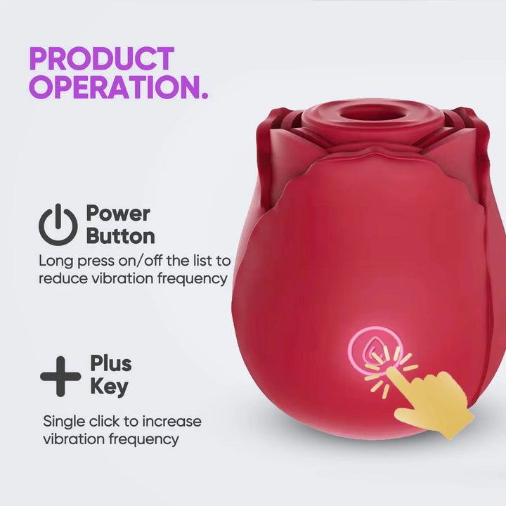 Rose Toys, Rose Sex Toys Vibrators for Women G Spot Vibrator Partner Toys for Adult Pleasure Stimulator