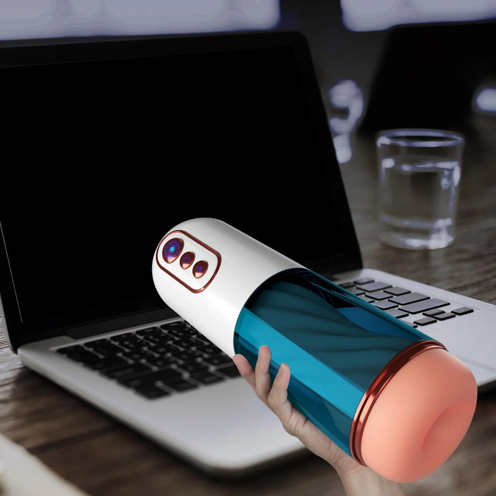 Automatic Sucking Male Masturbator Sex Toys for Men, Adult Electric Male Stroker with 7 Suction & Vibrating Modes