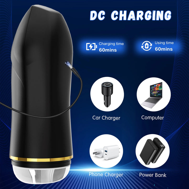 Automatic  Adult Toy with 10 Vibrating Patterns & 5 Sucking Pattern Male Sex Toy, Automatic Pocket Stoker for Men,Men'S Adult Toys