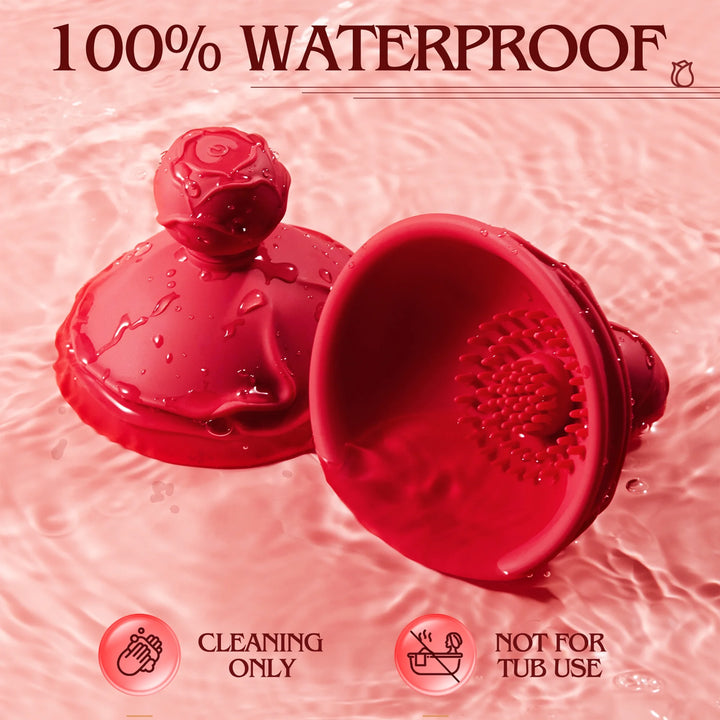 Sex Toys Nipple Toys Rotation,Sex Toy Sucking Stimulator Rose Sex Toy with 10 Rotation Modes