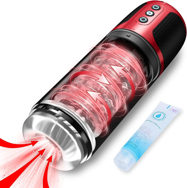 Automatic Sucking Rotating Male Masturbator Cup with 7 Rotating & Vacuum Suction Modes, Full Waterproof ,Adult Sex Toys for Men