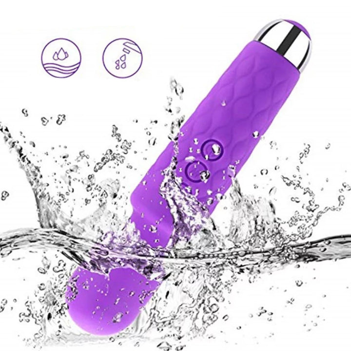 Personal Massager Wand Massager Powerful with 20 Vibrating Patterns 8 Speeds Body Massager Cordless Rechargeable for Back Neck Shoulder Sports Recovery