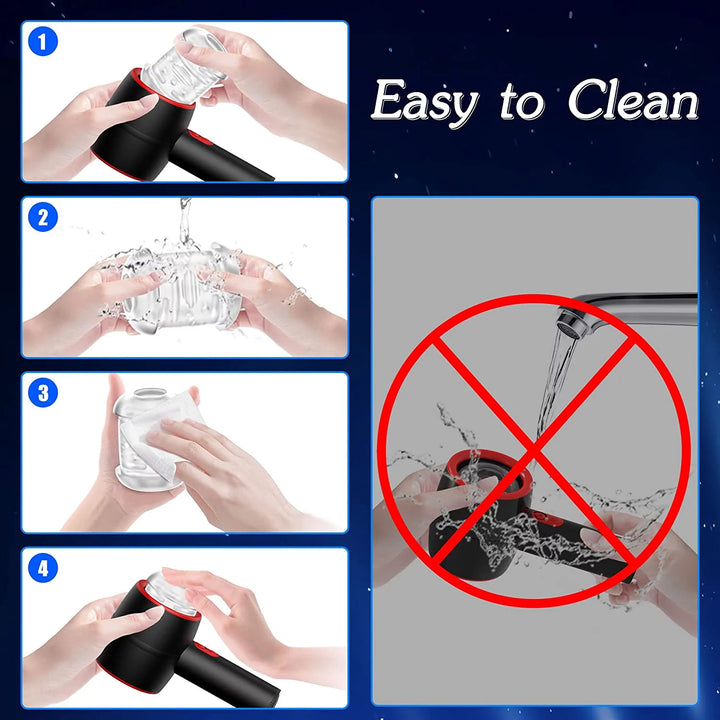 Automatic Male Masturbator, Male Masturbators Cup with 3 Thrusting Modes, Double Speed Magnetic Charging Sex Toys for Men, Open Ended Thrusting Pocket , Adult Sex Toys & Games