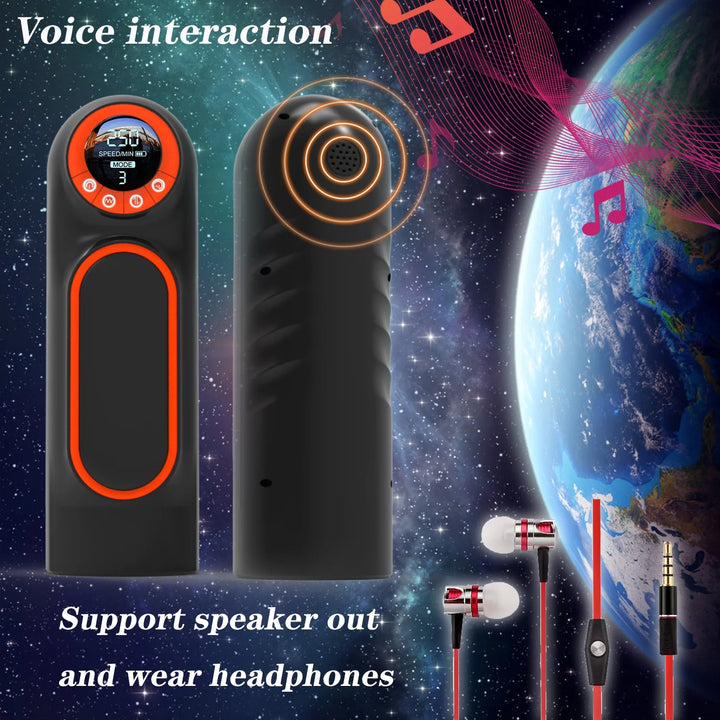 Automatic Male Masturbators Sex Toys with Powerful Vibrating & Thrusting & Sucking Modes, Self-Pleasure Masturbation Stroker Adult Toy for Men